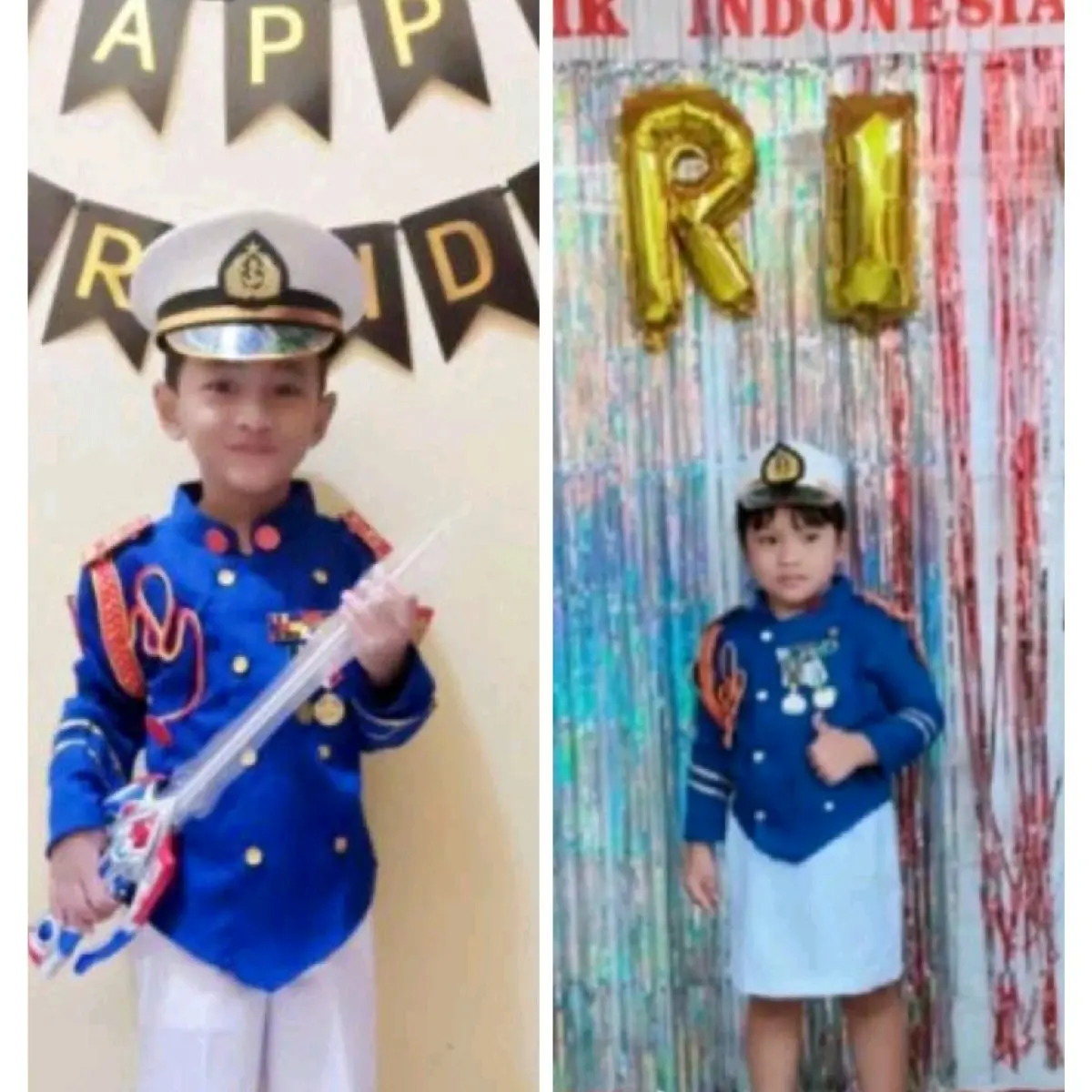 baju AKMIL/akademi militer putra+putri+aksesoris