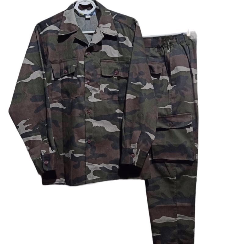  Menswear Bộ bảo hộ lao động túi hộp màu nâu vải Kaki quần có 5 túi size 3-8 cho nam nữ thoải mái vận động đồng phục bảo hộ lao động 