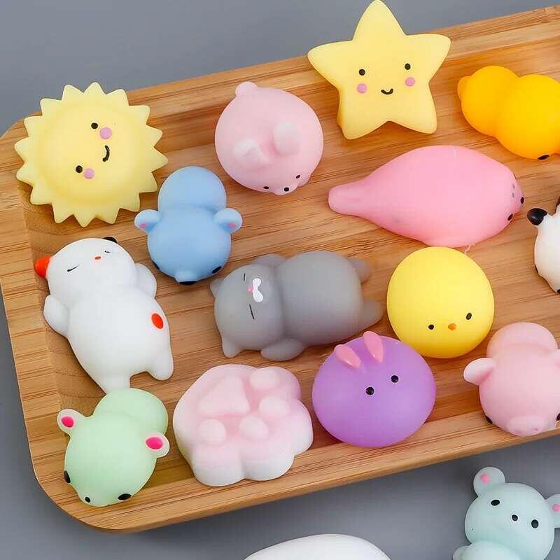 Product Introduction of 50-5PCS Mochi Squishies Kawaii Anima Squishy Kids Antistress Ball Squeeze Party Favors Stress Relief Toys For Birthday 6