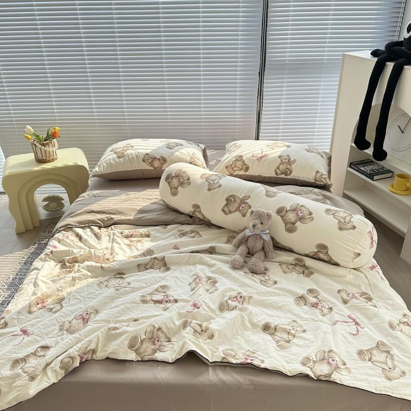 Product Introduction of Set Đũi Cotton nhập khẩu 5 món - Bộ chăn ga gối đũi bông xơ đậu nành mềm mịn, thoáng mát - Miễn phí ship toàn quóc 1