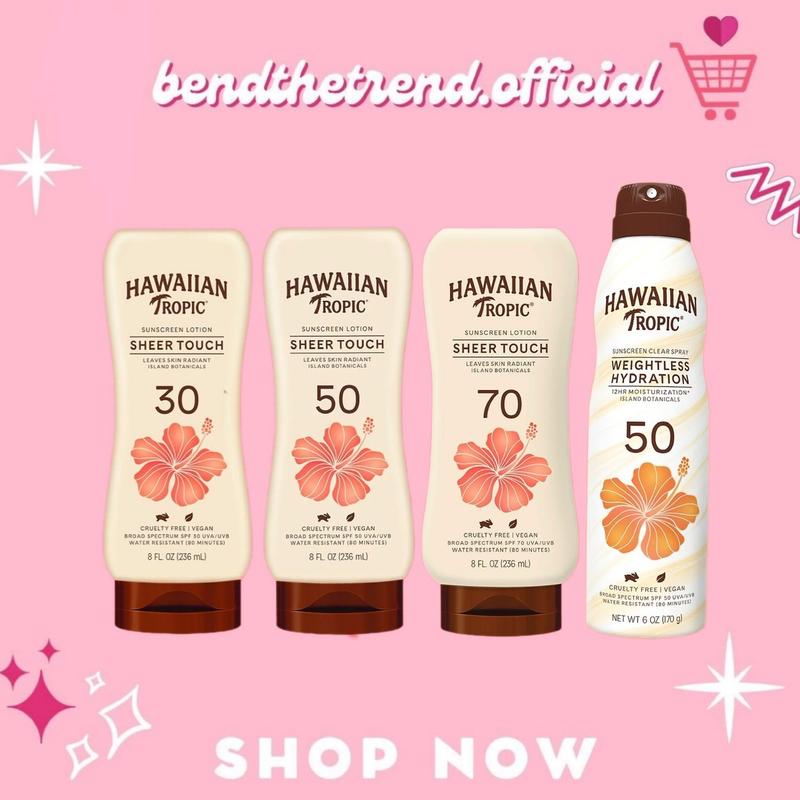 [AUTH-ĐỦ BILL] KEM CHỐNG NẮNG DƯỠNG BODY SHEER TOUCH HAWAIIAN TROPIC SPF 30