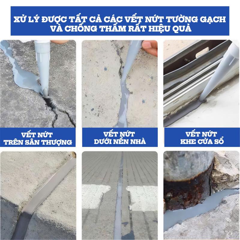 Product Introduction of Keo Chống Thấm Tự Động Vá Vết Nứt Chân Tường , Sân Thượng Thế Hệ Mới Thương Hiệu GOSU K162 19