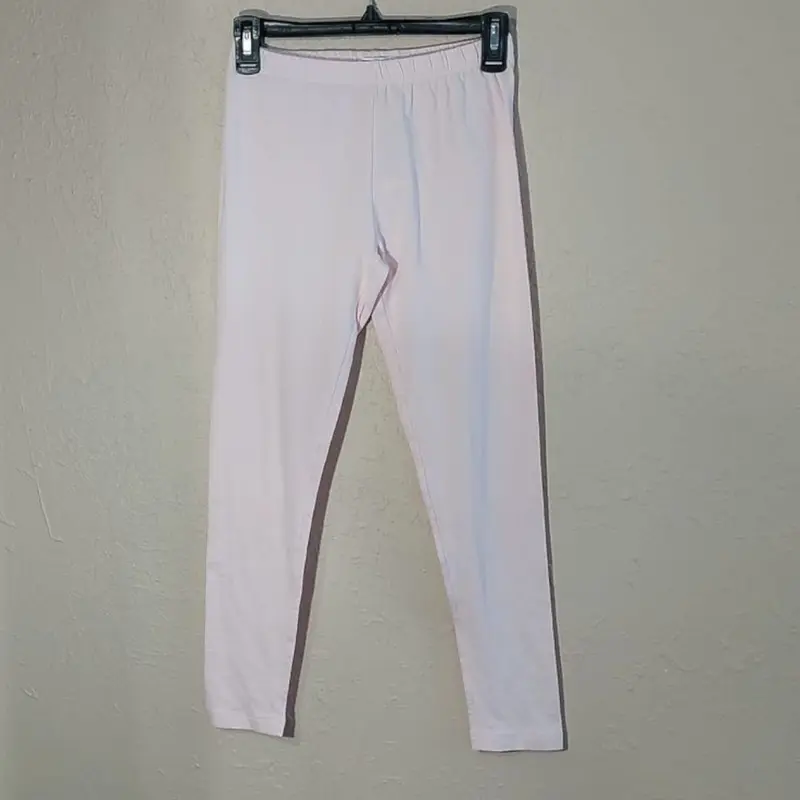 Legging putih anak perempuan 5 tahun sampai 15 tahun bahan tebal adem nyaman dipakai / Celana legging panjang putih anak cewek / Leging putih paskibra / Lejing putih tebal 7 tahun 1