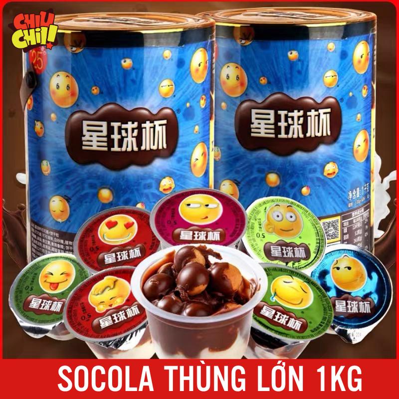 [Cốc lớn] Socola valentine cốc bánh quy thùng 1kg kèm thìa ngon loại I, nguyên thùng xách bánh quy cốc sô cô la ngon dành cho bé socola  nama sôcôla planet  chocolate set  socola tham  hut socola almond  hạnh nhân kẹo  tết