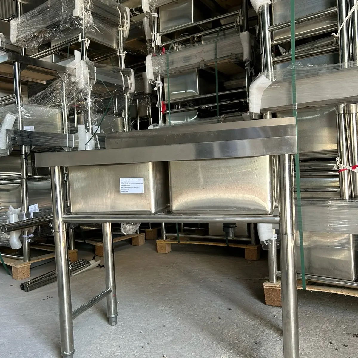 CHẬU RỬA BÁT INOX 2 HỐ LỚN