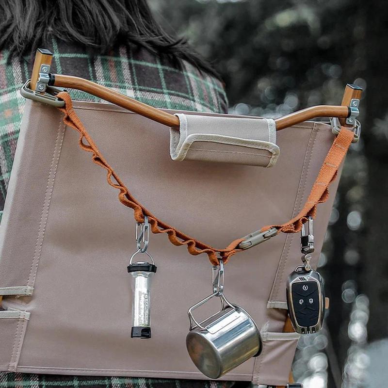 18 Ring Camping Hanging Rope Tent Canopy Cup Lamp Hanger Outdoor Clothes Line Strap Lanyard Travel Hiking Fishing Equipment 1