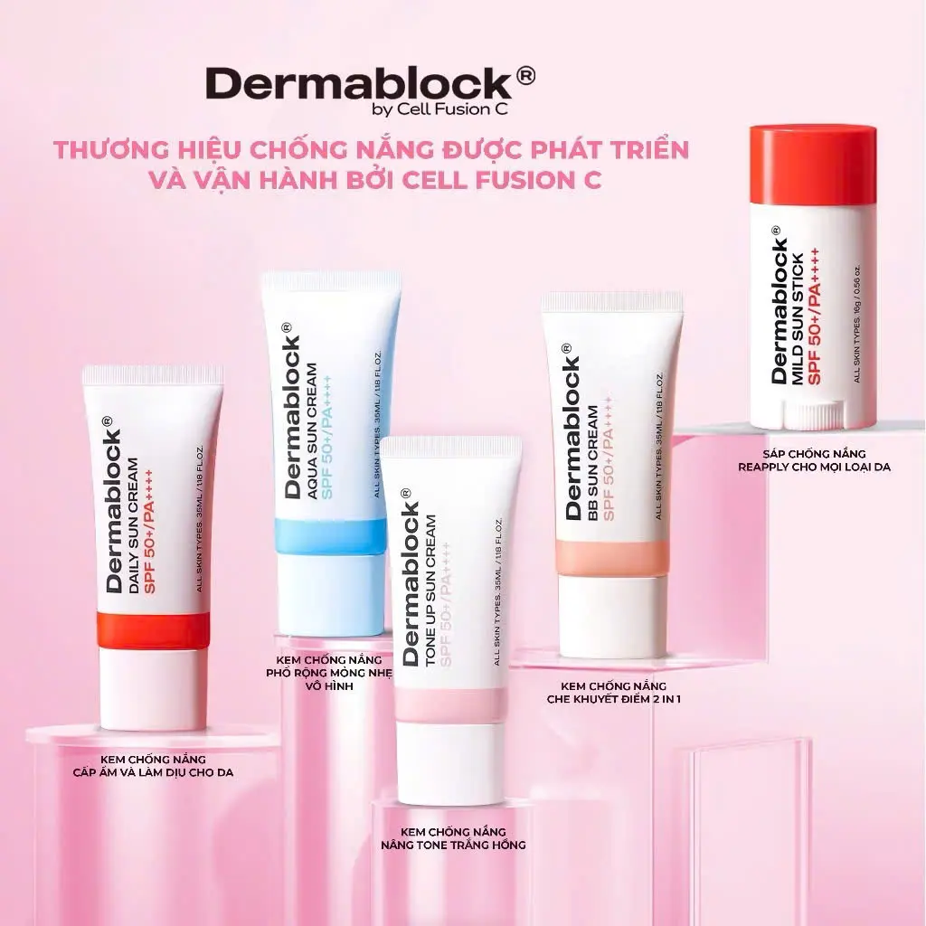 [Phân Loại] Kem Chống Nắng Dermablock SPF50+ PA++++
