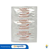 Gambar COMDIPIN 5 MG STRIP 6 TABLET dari Apotek Semangat by GoApotik Kota Medan 1 Tokopedia