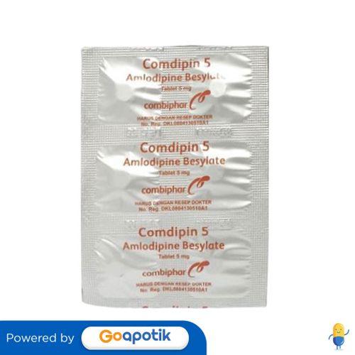 Gambar COMDIPIN 5 MG STRIP 6 TABLET dari Apotek Semangat by GoApotik Kota Medan Tokopedia