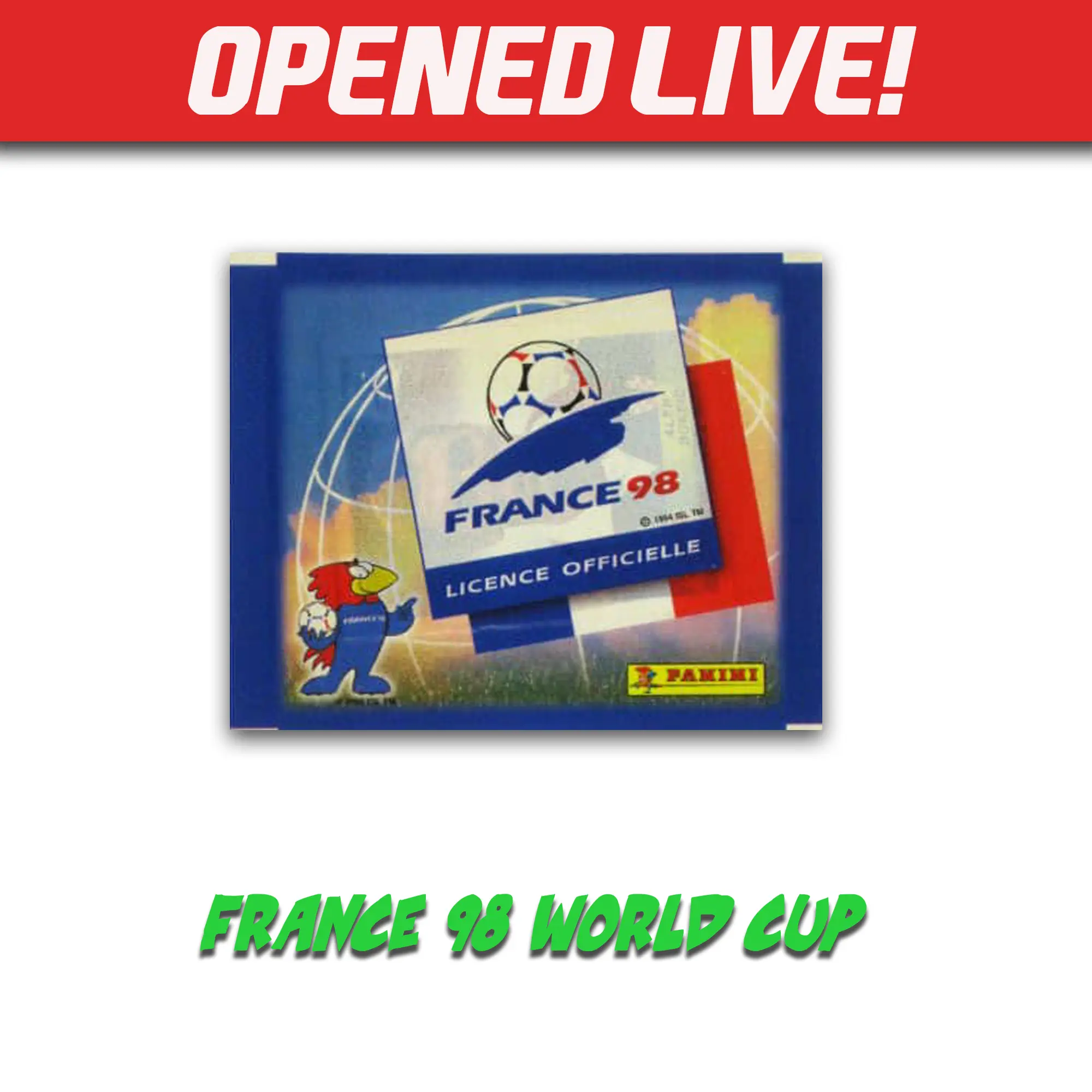 World Cup 1998 Football Stickers