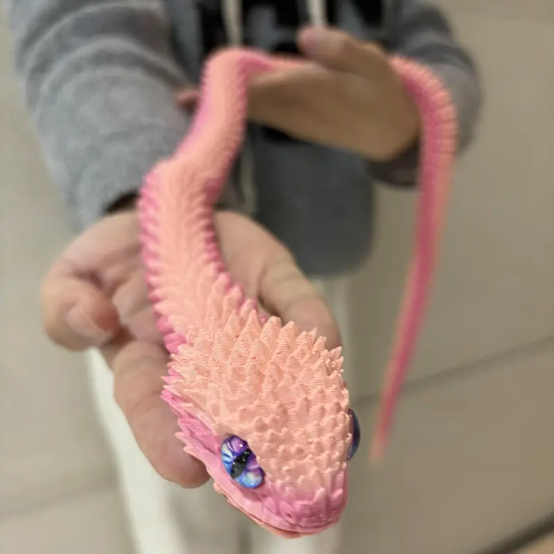 3D Printed Snake, 1 Box Creative Snake Statue, Home Decor, Desktop Ornament, Birthday Gift 8