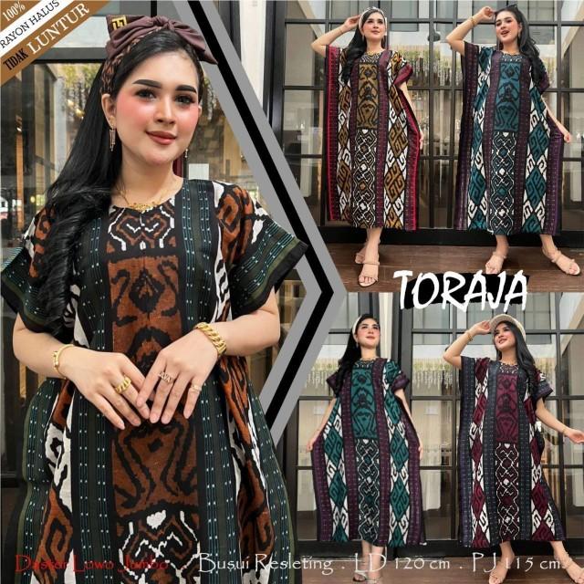 Product Introduction of Daster Lowo Jumbo Busui Resleting Toraja Rayon Bumil Wanita Tidur 2