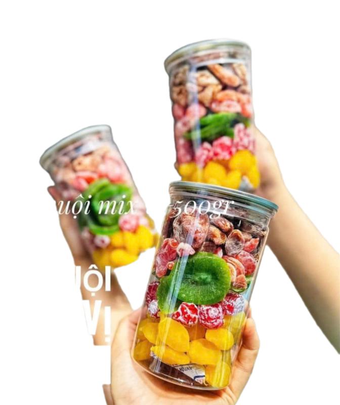 Xí muội mix 5 vị pet 500gram ăn vặt bảo hân Hữu cơ Tự nhiên Chua ngọt Snack Food Heo