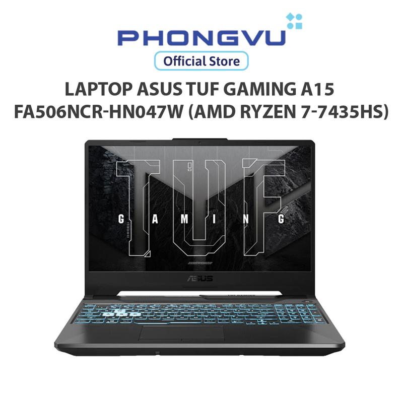Laptop Asus TUF Gaming A15 FA506NCR-HN047W (AMD Ryzen 7-7435HS) (Đen) - Bảo hành 24 tháng 0