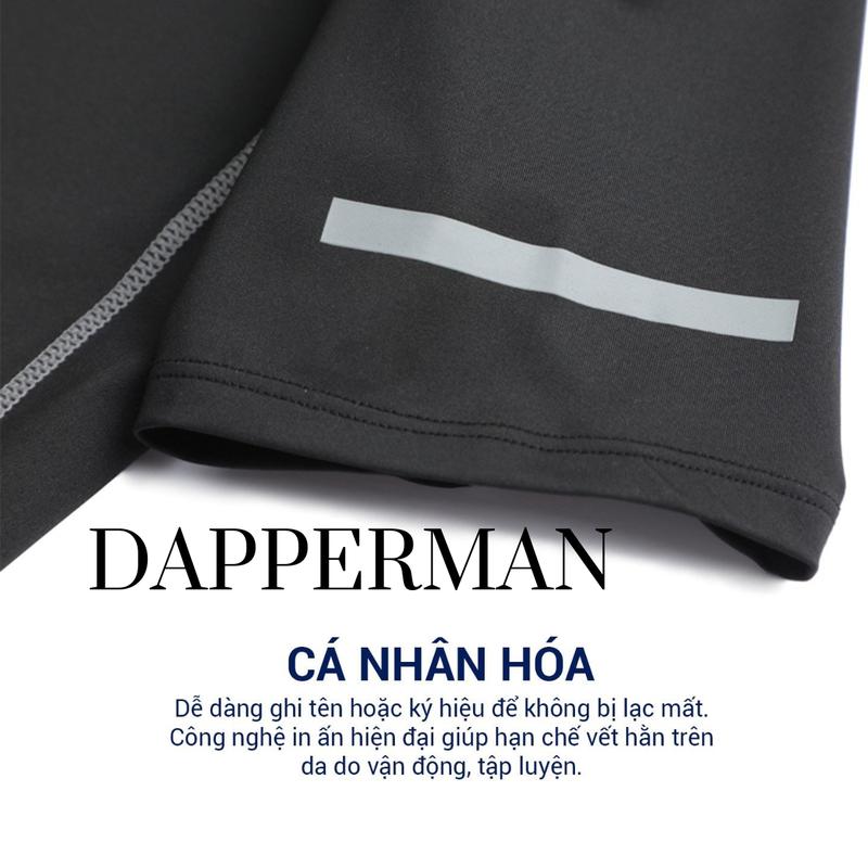 Áo thể thao nam tay ngắn cotton 4 chiều thoáng khí ôm body trẻ trung năng động DAPPERMAN 6