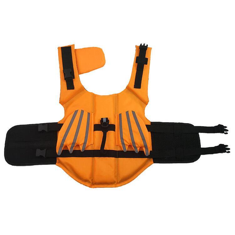 Product Introduction of Life Jacket Safety Vest Adjustable Preserver with High Buoyancy Durable Rescue Handle for Small Medium and Large Dog 4