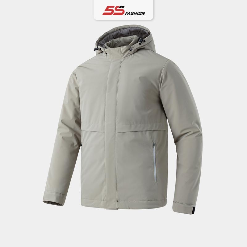 Áo Parka Nam Đại Hàn 5S FASHION Dày Dặn, Ấm Áp, Thiết Kế Trơn Phom Regular Thoải Mái APH24030