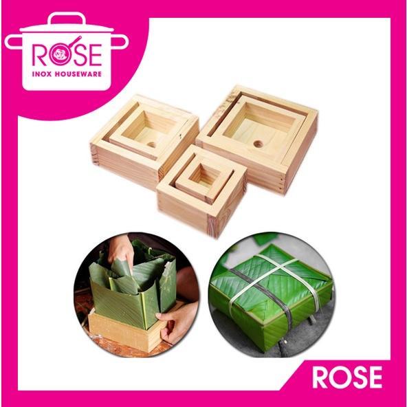  Khuôn làm bánh chưng Vạn Lợi - Bộ 2 khuôn gỗ làm bánh chưng tiện lợi 