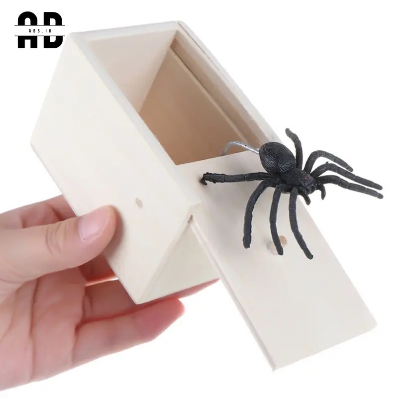 ABS - Mainan Surprise Box - Spider Box Prank - Kotak Keluar Laba-Laba - Kotak Prank - Kotak Kaget - Sword Magic Anak Hadiah Toys 3