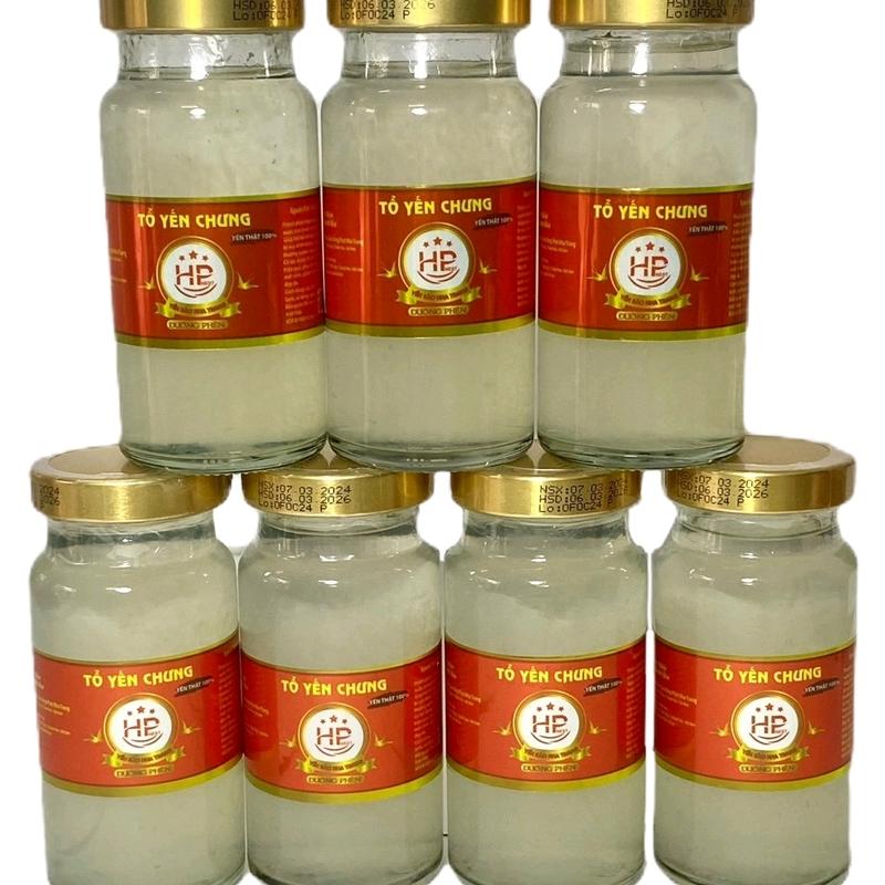 Set 10 hũ yến chưng đường phèn 50% Yến hũ 140ml yensao