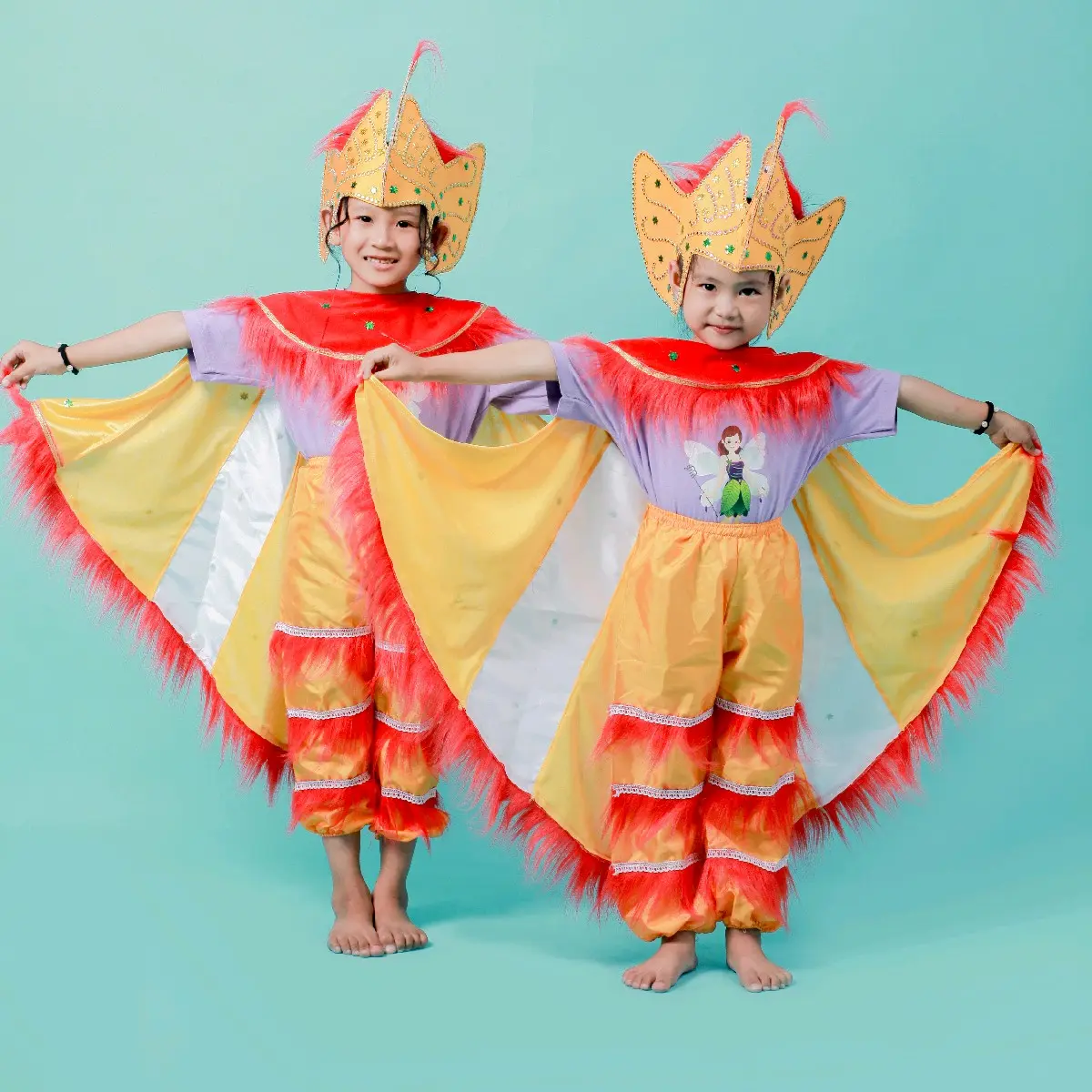 Tari merak anak Kostum