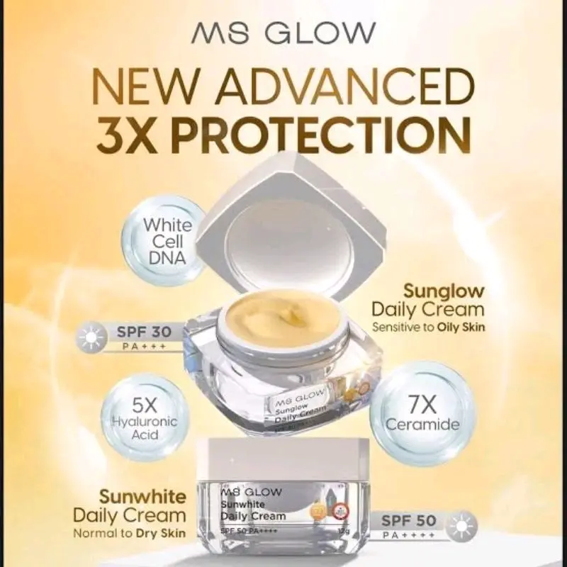 SUNSCREEN SUNWHITE / SUNGL0W DAILY CREAM Acid Ceramide