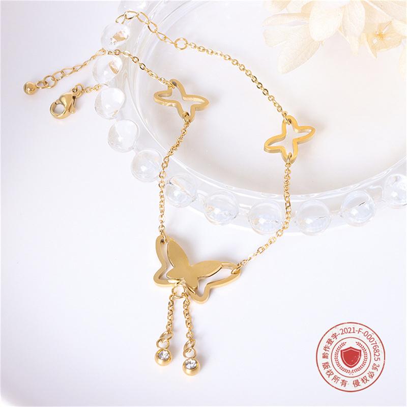Product Introduction of Fashion Butterfly And  Pendant Anklets Women Yoga Beach Anklet 14