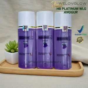 Paket Hemat 3 Botol HB Anggur Platinum WLG Original BPOM Whitening Skin Booster