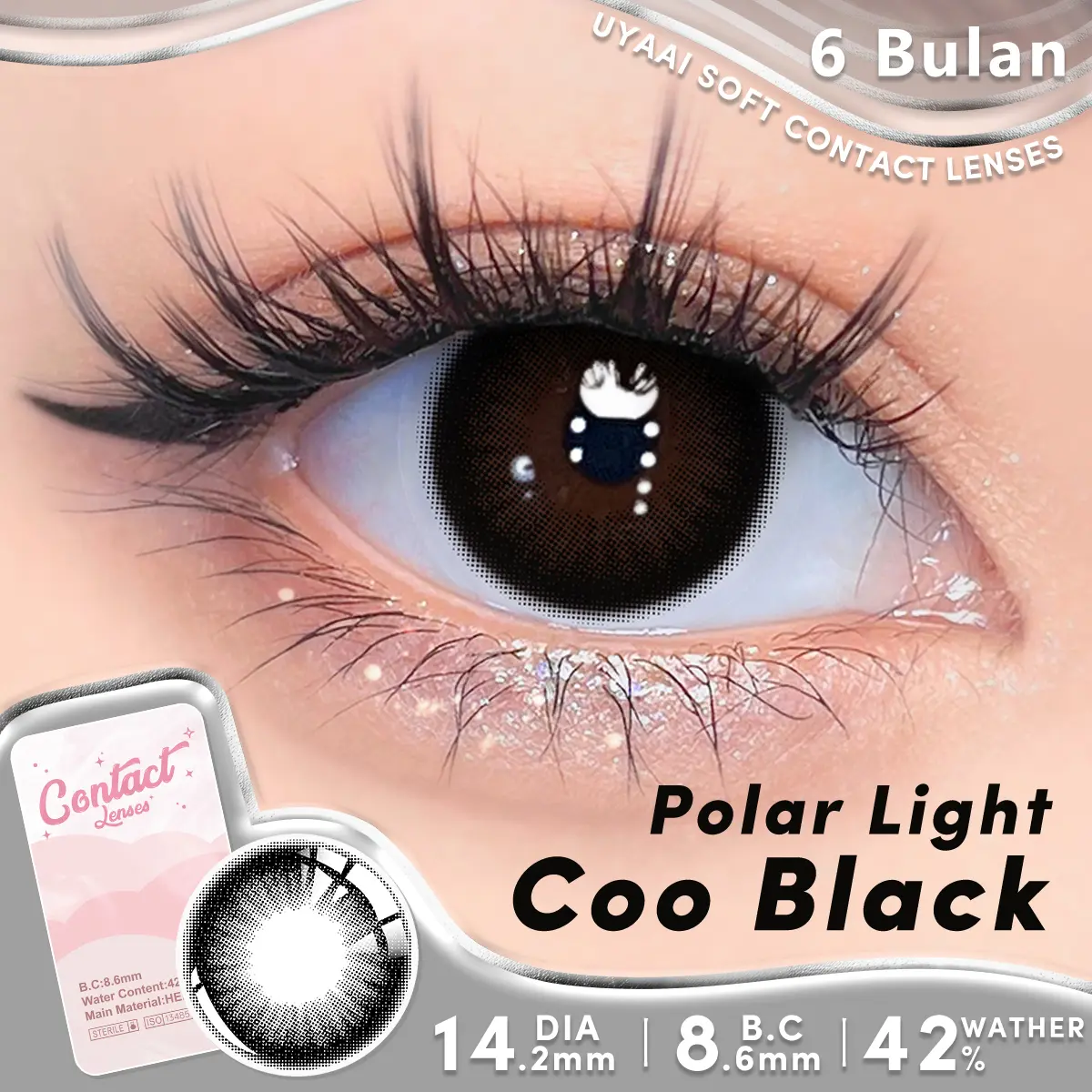 Polar Light Coo Black 14.2mm