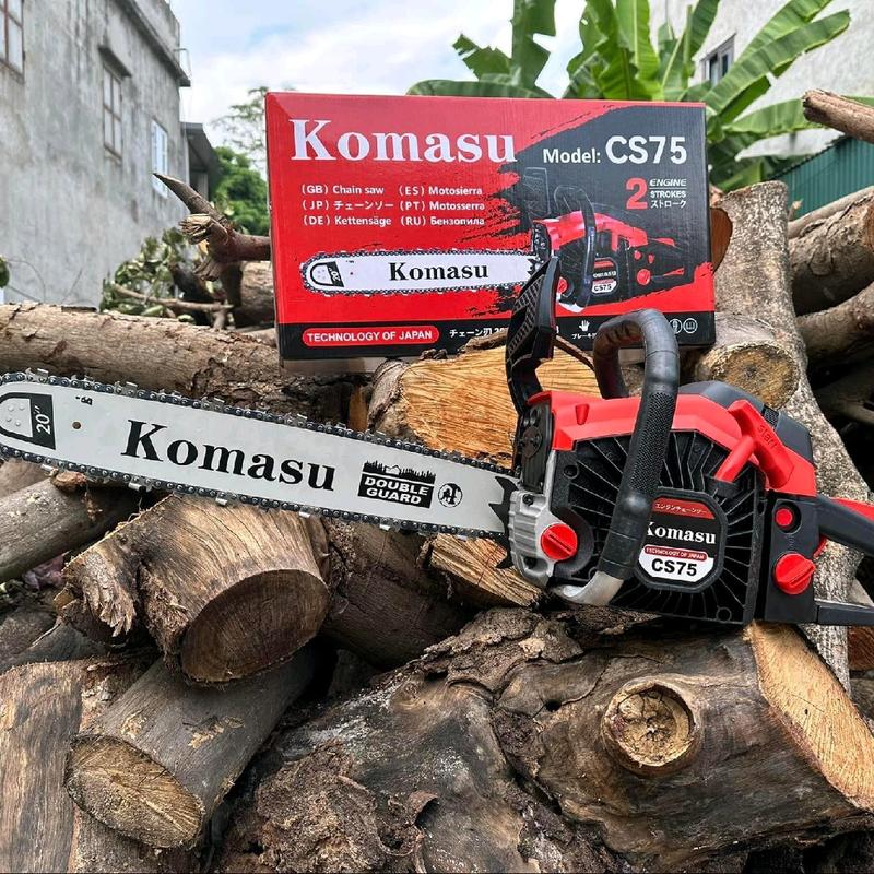 Máy cưa xích chạy xăng Komasu Japan CS-75 Lam 50cm hàng nhập khẩu mới