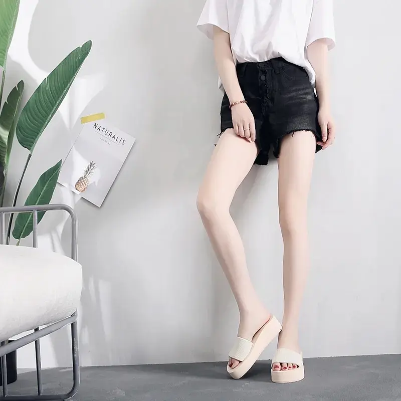 RR sandal wedges slop/kokop simpel sandal wedges wanita terbaru 2023 1