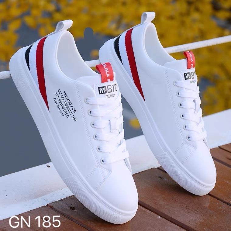  Giày nam Hot trend - 2025 GN 185 Sneaker Đế Bằng Thoáng Khí Chất Liệu Cao Cấp Thoải Mái Phong Cách Trẻ Trung Năng Động 