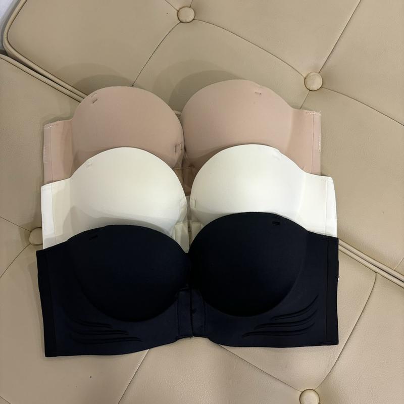Áo Lót Quây Cúp Ngực Chống Tụt Cài Trước Siêu Nâng Đệm Dày 5cm Không Gọng AC090 Nữ Women Bra Top