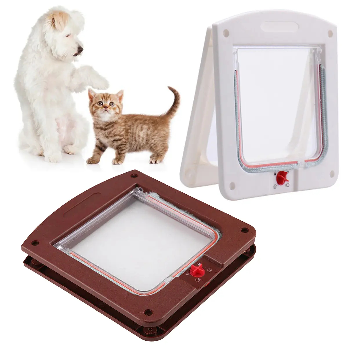 Popular Pet door cat hole dog door hole can control freely in and out pet two-way door new product pet supplies