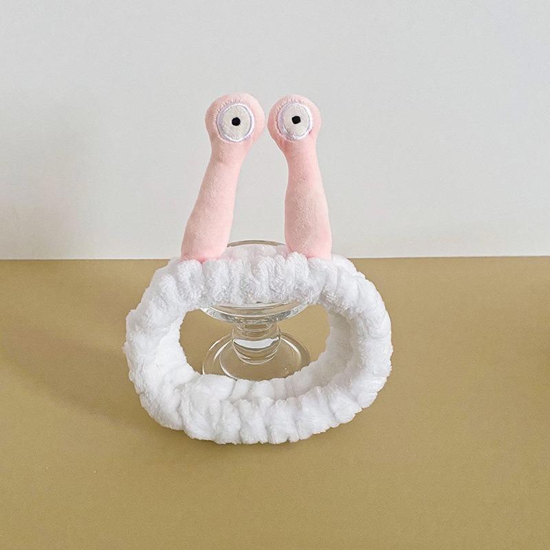 Makeup Headband, 1 Count Cartoon Snail Headband, Cute Face Wash ...
