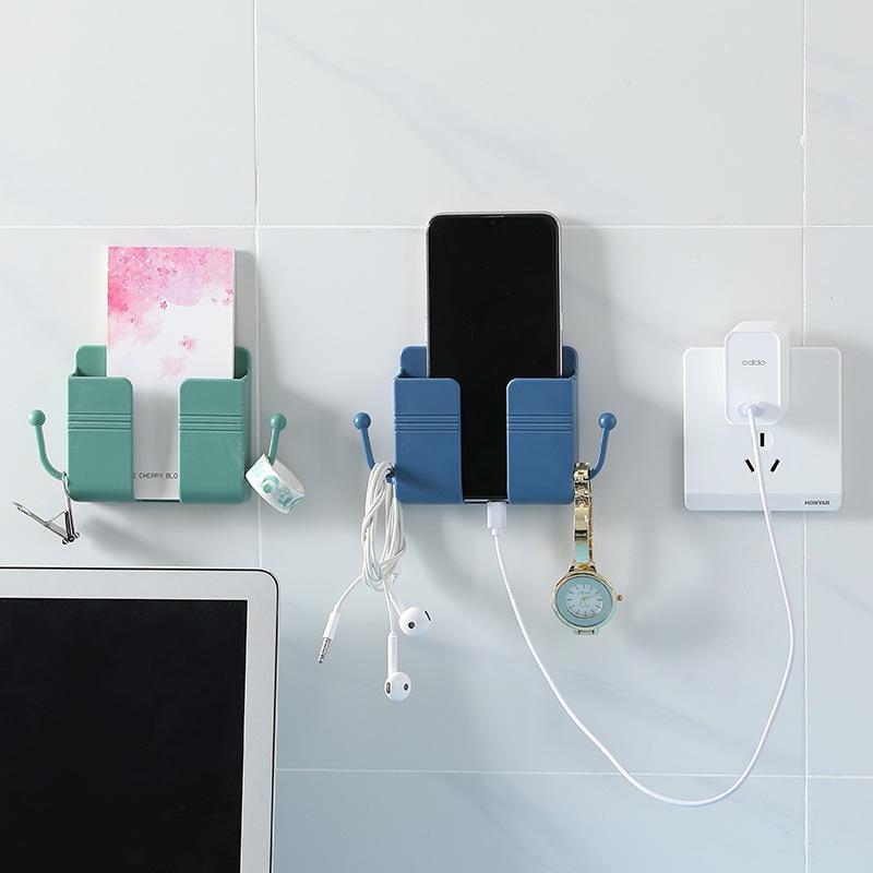 Product Introduction of Mobile phone charging stand, multifunctional storage rack, wall mounted, home bedroom, wall mounted, bedside storage, remote control, storage rack Organiser 2