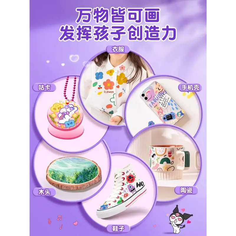 Bút Đánh Dấu Acrylic, Bút Màu Nước, 120 Màu, Có Thể Giặt Được, Graffiti, Đóng Hộp, Thích Hợp Cho Giấy Opaque, Cùng Phong Cách Như Xiaohongshu, Bút Bút Chì Màu 3