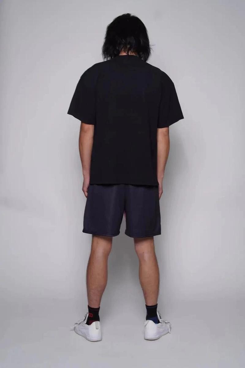 Product Introduction of Kinetic Shorts for Men, Fashion Brand Flame Shorts for Fitness Running Basketball Mesh Quick Dry Casual Summer 4