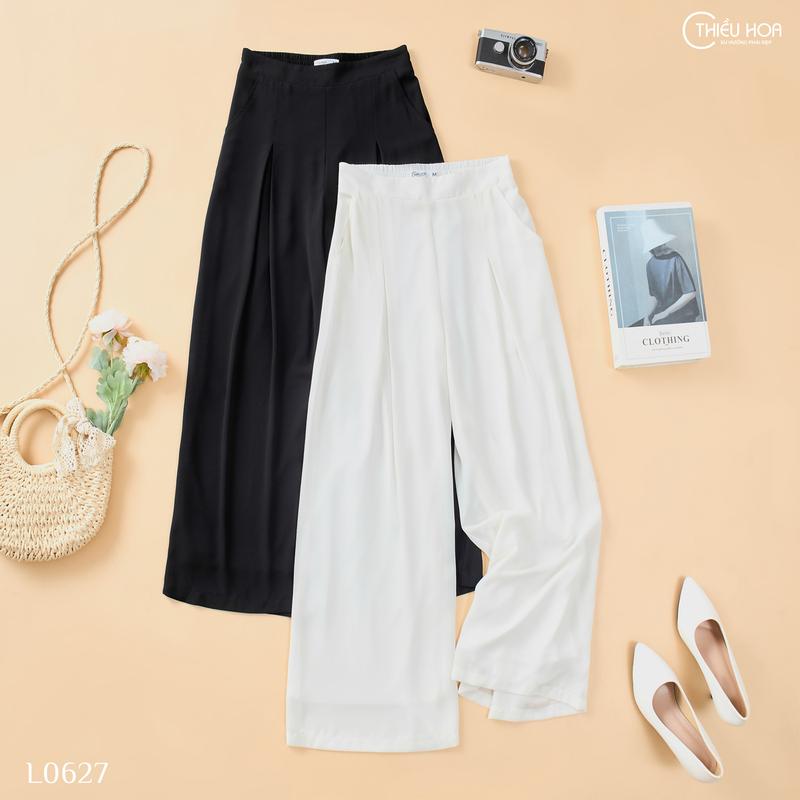 Quần Tằm Ý Nữ Trung Niên Đơn Giản, Dễ Phối tặng mẹ thương hiệu Thiều Hoa QD4L0627 Women Pants