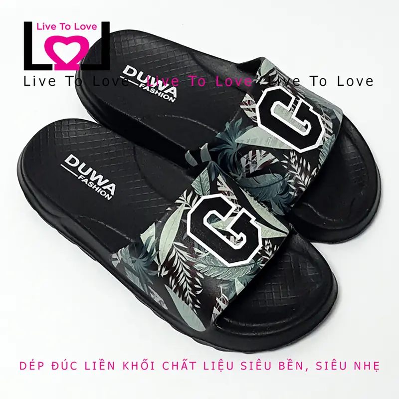 Dép Nam, Nữ Đúc Liền Khối Siêu Nhẹ DUWA LT2263 - Hàng Chính Hãng - Slipper, Dép Đế Bằng Quai Ngang Dép Lê 5