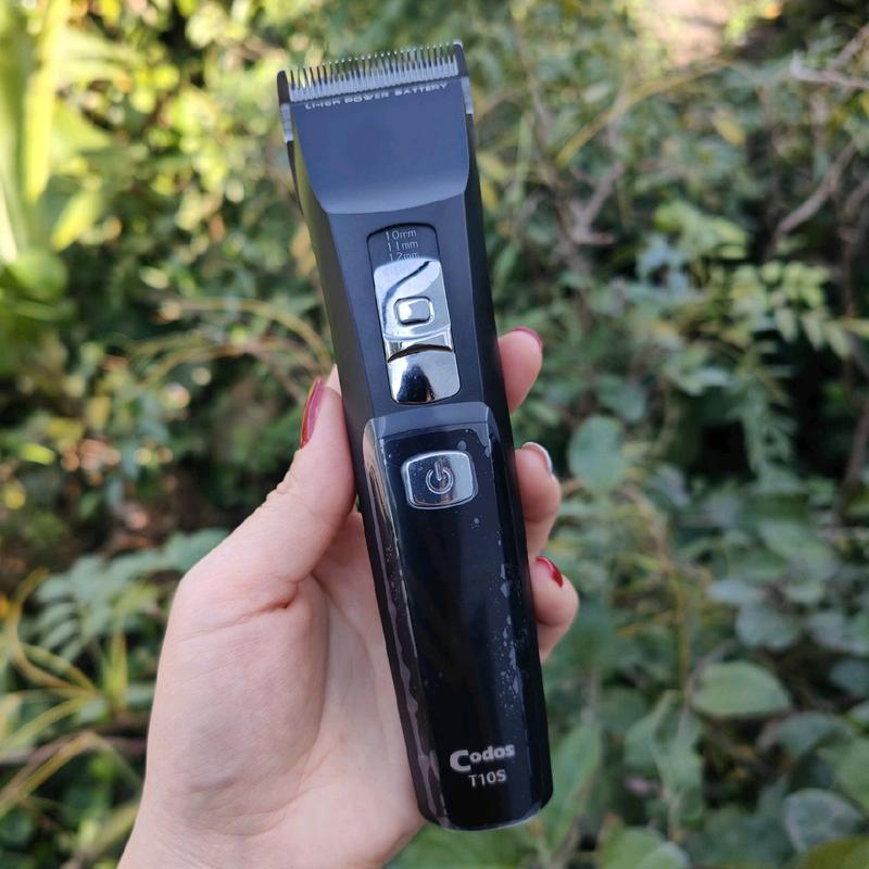 Tông đơ cắt tóc chuyên nghiệp codos T10S lưỡi đơn chuyên đi khung kê lược
