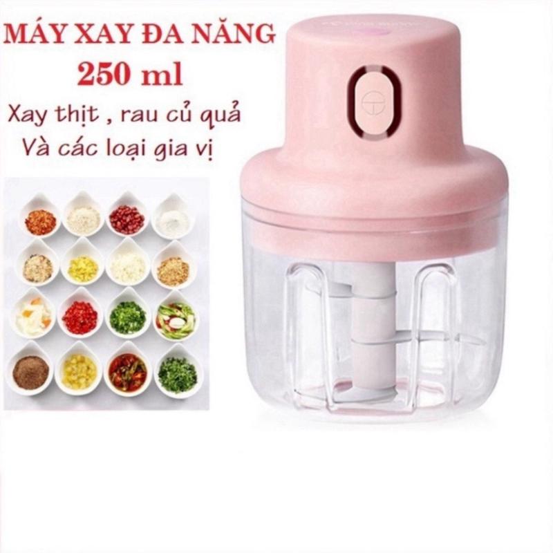 Product Introduction of Máy Xay Mini Cầm Tay 250ml Sạc USB Đa Năng - Xay Nhanh Tỏi, Ớt, Hành Dễ Dàng. 1
