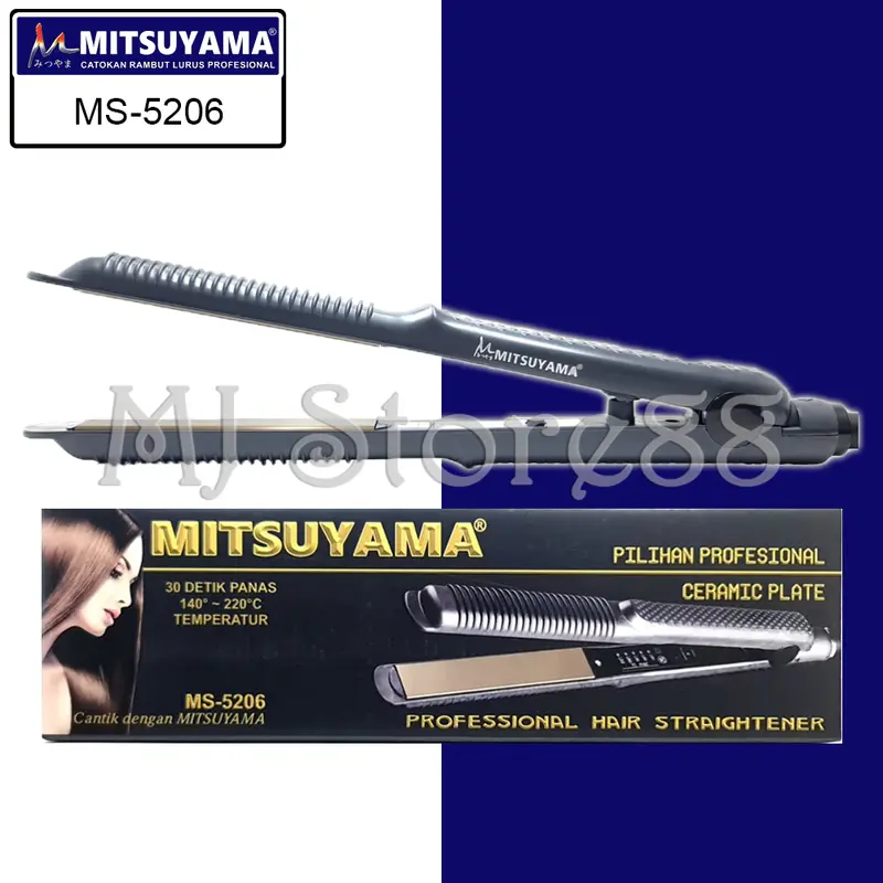 MITSUYAMA / MS-5206 / Catokan Pelurus dan Pengeriting Rambut / Hair Iron Straightener - MJ 1