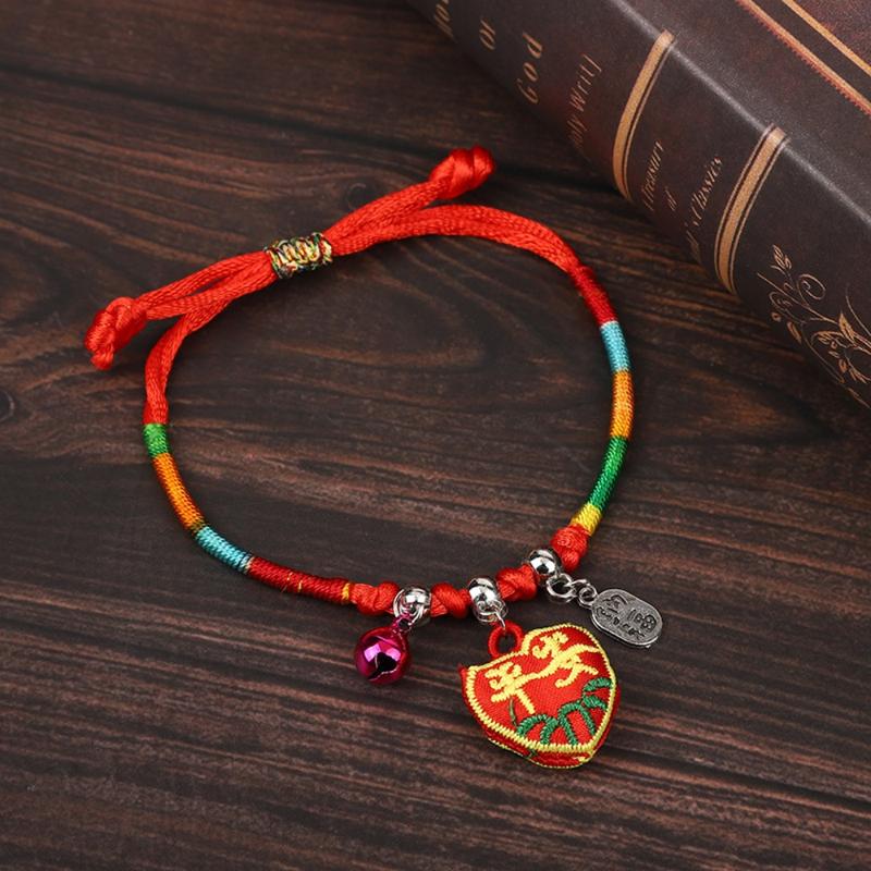 Product Introduction of Creative Chinese Style Dragon Boat Festival Bracelet Zongzi Pendent Adjustable Braided Hand Ropes Ethnic Handmade Colored Bracelet Lovers 11