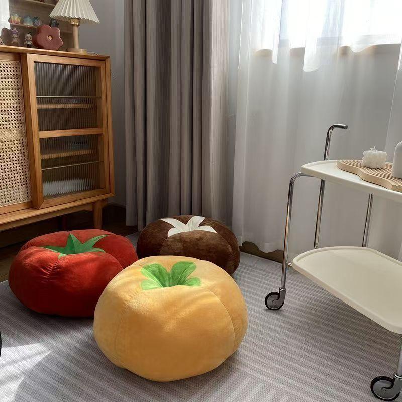 Đệm Sàn Nhồi Bông Cà Chua, Cùng Phong Cách Như Xiaohongshu, Búp Bê Sáng Tạo, Gối Sofa Phòng Khách Quà Sinh Nhật, Được Thu Thập Bởi 14k Người, Năm 2025 8