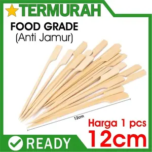 Tusuk Sate Dayung Tusuk Bendera Teppo Yakitori Skewer 12 cm 12cm