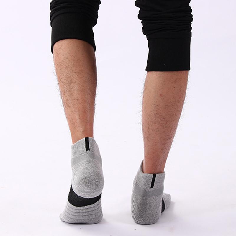 Outdoor Sports Short-Tube Pure Cotton Breathable Basketball Socks Running Socks 5