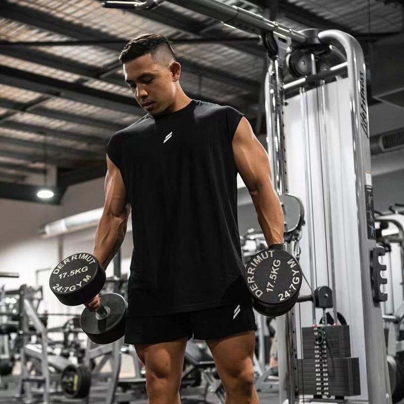 Product Introduction of NEW Summer Fitness Sports Tank Top Men Breathable Loose Mesh Training Sleeveless T-shirt Quick Drying vest male Fitness Clothing 12