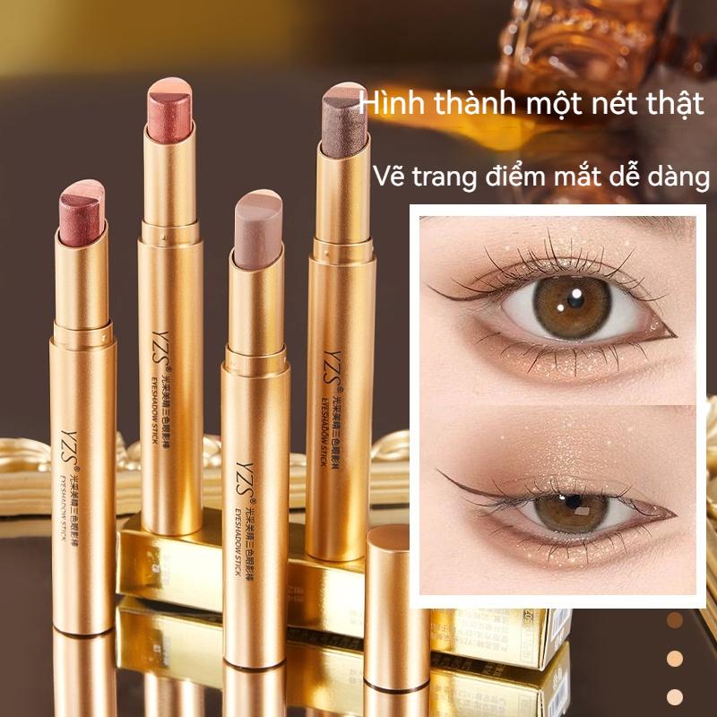 Dán Phấn Mắt, Ba Màu, Ánh Sáng Chiếu Sáng, Tạo Hình Một Nét Gradient Tông Màu Đất, Không Thấm Nước Và Chống Nhòe, Thân Thiện Với Người Mới Bắt Đầu, Bán Chạy kẻ  mắt  có  khuôn  sẵn bút  kẻ  bọng  mắt  dưới bút  vẽ  mi  dưới màu  son  cỏ  dại má  hồng  4 p