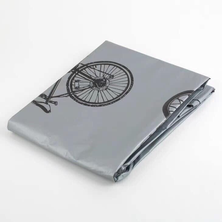 Bạt phủ xe máy, xe đạp kích thước 110x200x60cm bảo vệ che chắn an toàn cho bé